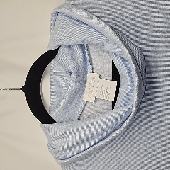 Softies Ultra Soft Dream Jersey Cowl Neck Lounger with Side Seam Pockets - Picture 2 of 8